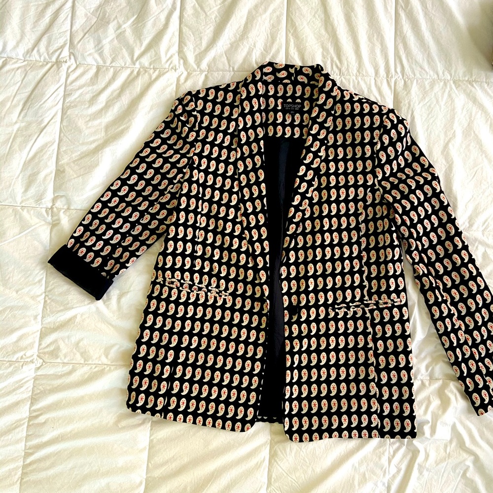 TOPSHOP paisley printed jacket
